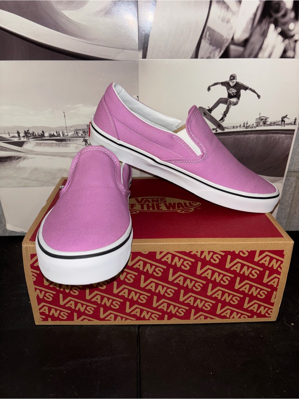 Vans Classic Slip On sz 8.0 Men’s 9.5 Woman - Picture 2 of 11